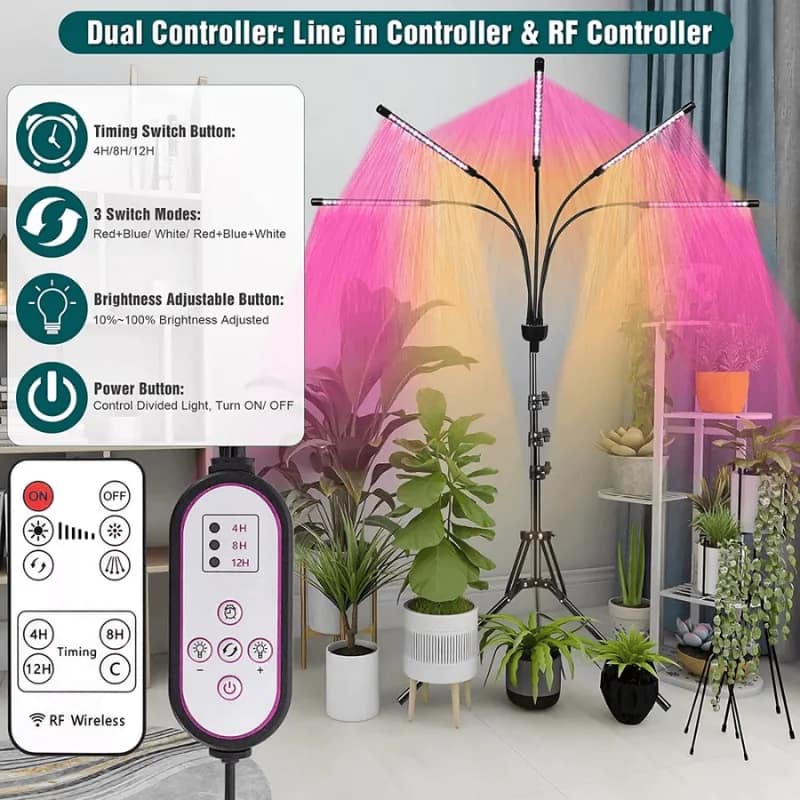 LED Plant Grow 5 Light with Stand LED Plant Grow 5 Light with Stand - Image 6