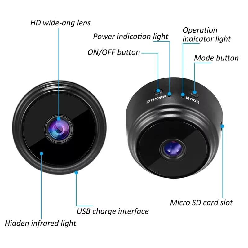 Wireless Mini Magnetic Security Camera with 1080P HD Night Vision Wireless Mini Magnetic Security Camera with 1080P HD Night Vision - Image 9
