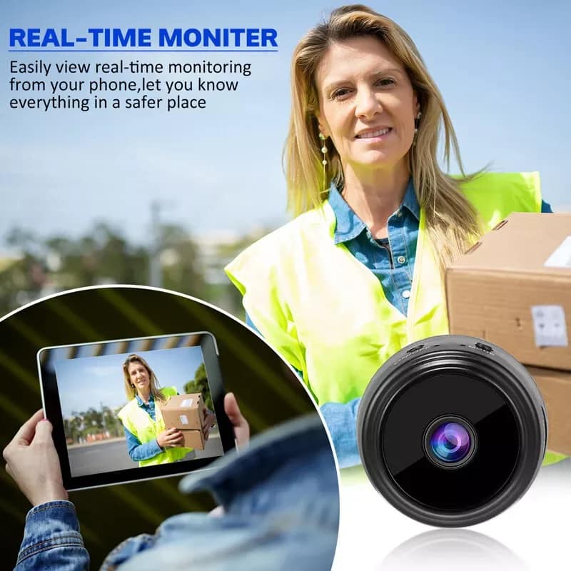 Wireless Mini Magnetic Security Camera with 1080P HD Night Vision