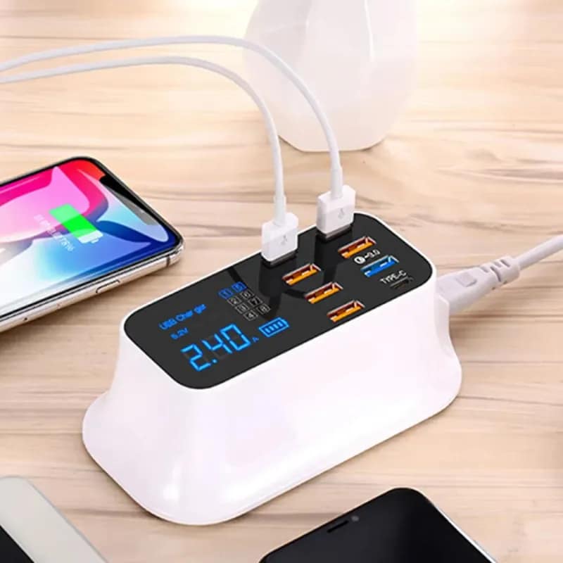 USB 8-Port Charger Station