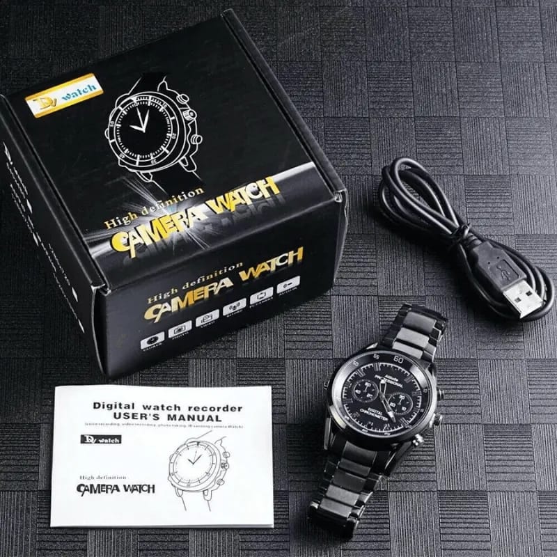 4K UltraHD Camera Watch Video Recorder Mini Camera with Night Vision