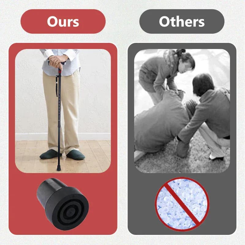 Multifunctional Foldable LED Flashlight Walking Cane Multifunctional Foldable LED Flashlight Walking Cane - Image 6