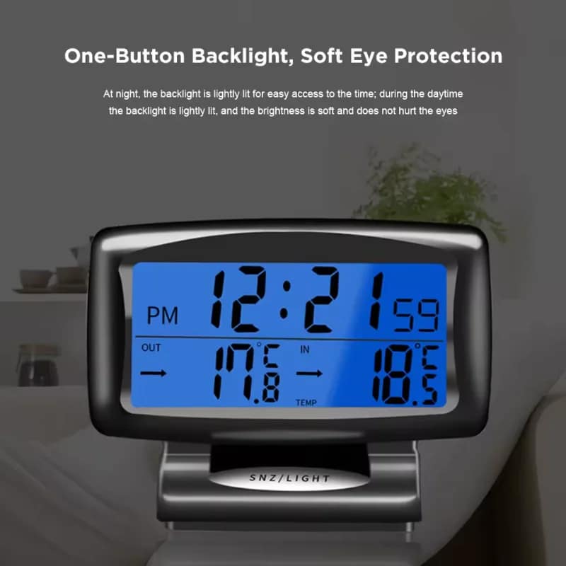 Car Clocks Dashboard Thermometer