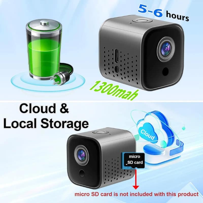 1080P HD WiFi Discreet Mini Camera