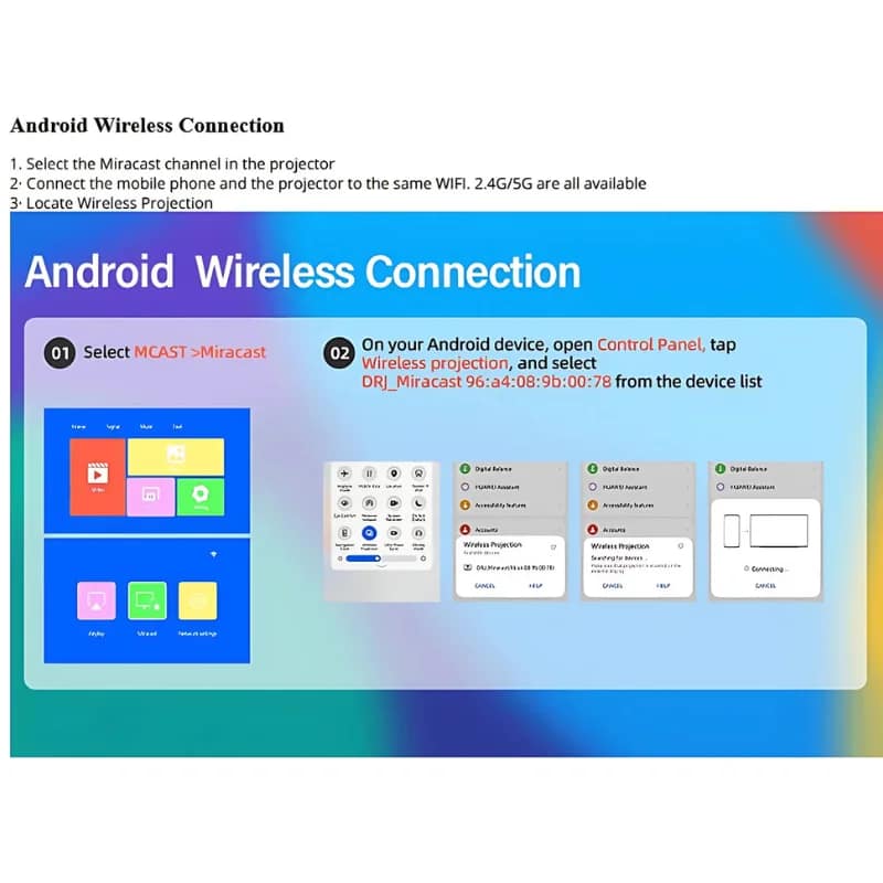 4K Mini Pocket Projector