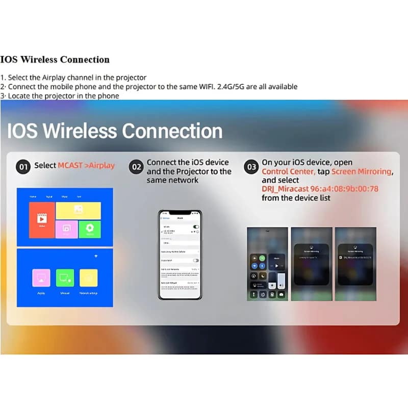 4K Mini Pocket Projector