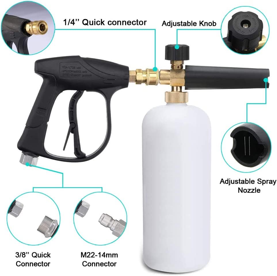 Foam Washer Power Spray Gun SprayJet™ Foam Washer Power Spray Gun Car Wash - SNAPPYFINDS.COM ™